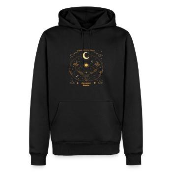 Time To Explore The Outer Limits Astronomy - Men’s Premium Organic Hoodie - black - Front - Nico (187cm)
