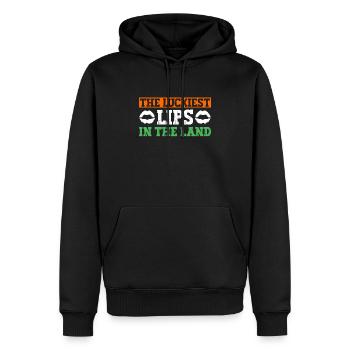 Irlande Irlandais drôle de dicton de la Saint-Patrick - Sweat à capuche Premium bio Homme - noir - Devant - Nico (187cm)