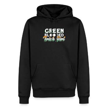 Irlande Irlandais drôle de dicton de la Saint-Patrick - Sweat à capuche Premium bio Homme - noir - Devant - Nico (187cm)