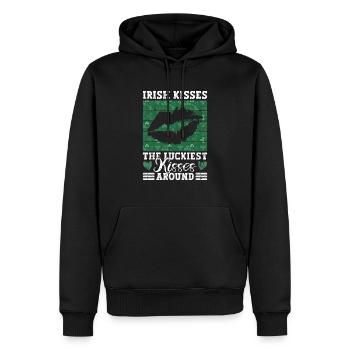 Irlande Irlandais drôle de dicton de la Saint-Patrick - Sweat à capuche Premium bio Homme - noir - Devant - Nico (187cm)