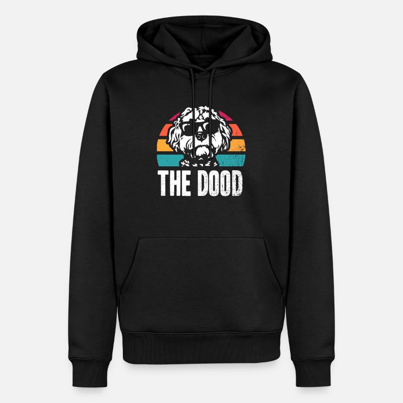 Der Dood Doodle Labradoodle Goldendoodle - Männer Premium Bio Hoodie - Schwarz