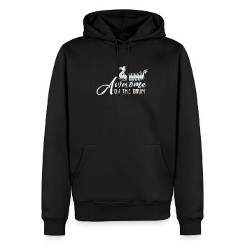 Wikinger nordisch Drachenboot - Männer Premium Bio Hoodie - Schwarz - Vorne - Nico (187cm)