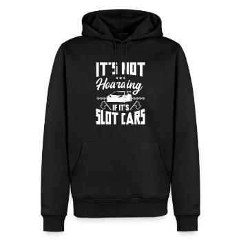 Slot Car Rennwagen Autorennen - Männer Premium Bio Hoodie - Schwarz - Vorne - Nico (187cm)