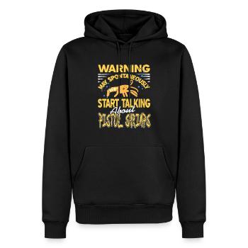 May Spontaneously Start Talking Pistol Shrimps - Männer Premium Bio Hoodie - Schwarz - Vorne - Nico (187cm)