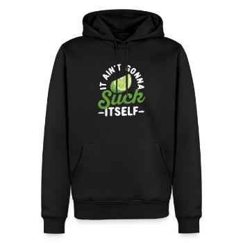 Es wird sich nicht von selbst saugen Mariachi Lust - Männer Premium Bio Hoodie - Schwarz - Vorne - Nico (187cm)
