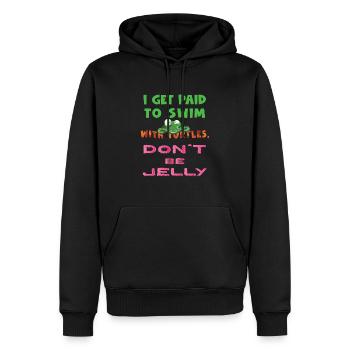 Turtles Sea turtles - Men’s Premium Organic Hoodie - black - Front - Nico (187cm)
