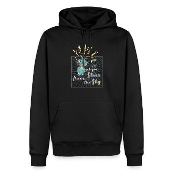 Star catcher - Sternenfänger - Männer Premium Bio Hoodie - Schwarz - Vorne - Nico (187cm)