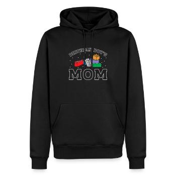 Mère du garçon d’anniversaire Bauklötze - Sweat à capuche Premium bio Homme - noir - Devant - Nico (187cm)