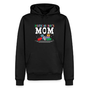 Mère du garçon d’anniversaire Bauklötze - Sweat à capuche Premium bio Homme - noir - Devant - Nico (187cm)