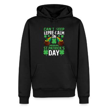 Kann Lepre ruhig halten St. Patricks Tag - Männer Premium Bio Hoodie - Schwarz - Vorne - Nico (187cm)