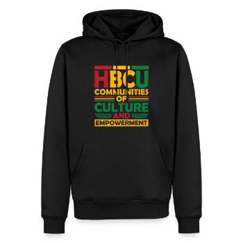 Coyote Jäger - Männer Premium Bio Hoodie - Schwarz - Vorne - Nico (187cm)