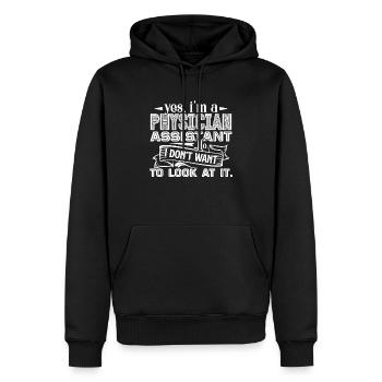Physician Assistant Yes I m A Physician Assistant - Men’s Premium Organic Hoodie - black - Front - Nico (187cm)