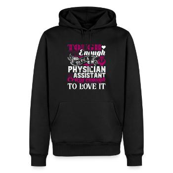 Physician Assistant To Be A Physician Assistant - Men’s Premium Organic Hoodie - black - Front - Nico (187cm)