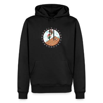 Cornhole Spieler Weihnachten - Lustige Cornhole - Männer Premium Bio Hoodie - Schwarz - Vorne - Nico (187cm)