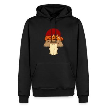 Cornhole Player Halloween - Funny Cornhole - Men’s Premium Organic Hoodie - black - Front - Nico (187cm)