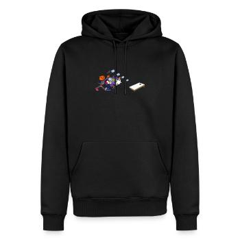 Cornhole Player Halloween - Funny Cornhole - Men’s Premium Organic Hoodie - black - Front - Nico (187cm)
