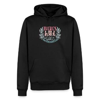 Sweet Mothers Day - Theres no Hood like Motherhood - Sweat à capuche Premium bio Homme - noir - Devant - Nico (187cm)