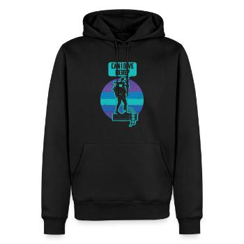 Tauchen Scuba Diver Tauchlehrer - Männer Premium Bio Hoodie - Schwarz - Vorne - Nico (187cm)