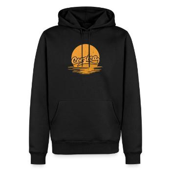 Korsika Frankreich Urlaub Korsisches - Männer Premium Bio Hoodie - Schwarz - Vorne - Nico (187cm)