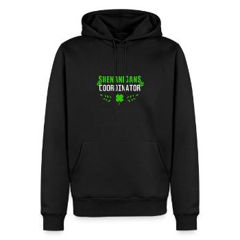 Shenanigans Coordinator St. Patrick's Day - Männer Premium Bio Hoodie - Schwarz - Vorne - Nico (187cm)