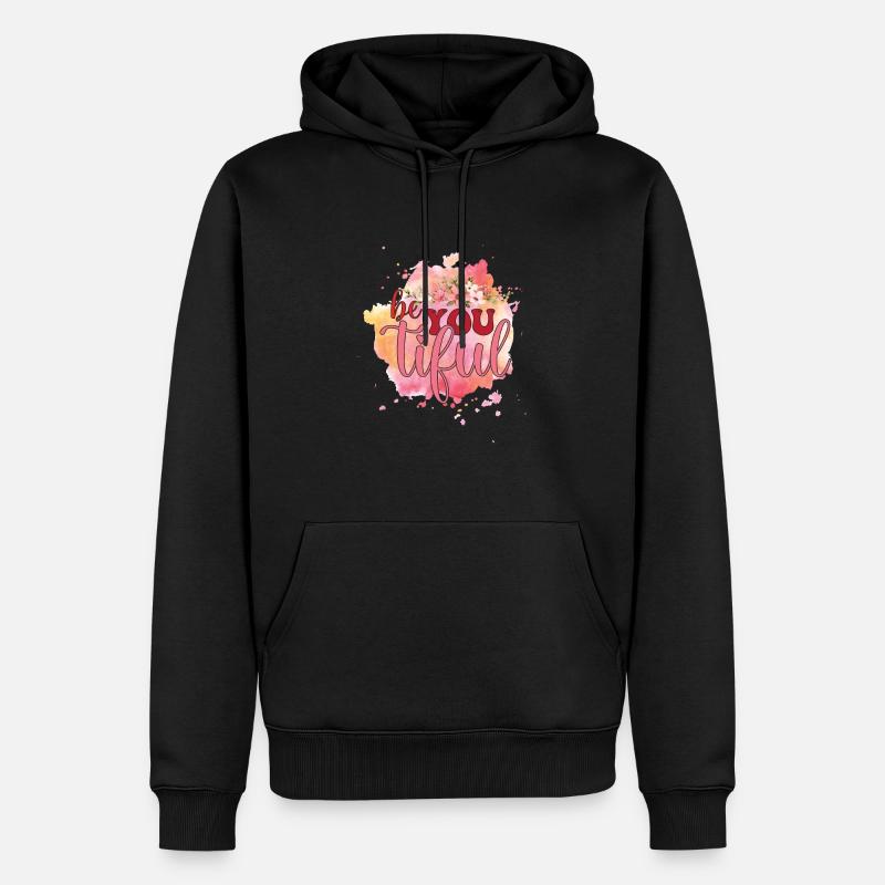 Soyez vous tiful - Sweat à capuche Premium bio Homme - noir