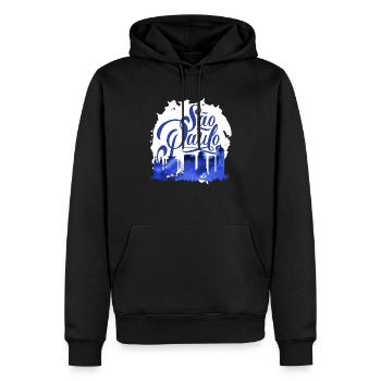 Reisende Südamerika Reisen Brasilien Sao Paulo - Männer Premium Bio Hoodie - Schwarz - Vorne - Nico (187cm)