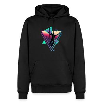 Klippenspringen Extremsportarten Bungee Jumping - Männer Premium Bio Hoodie - Schwarz - Vorne - Nico (187cm)