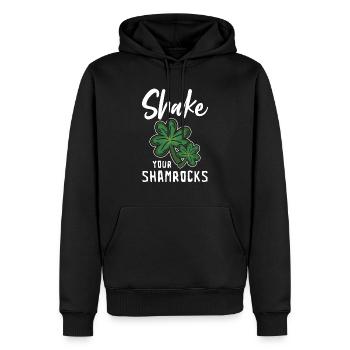 Lustige Irische Saint Patricks Day Shake Your - Männer Premium Bio Hoodie - Schwarz - Vorne - Nico (187cm)