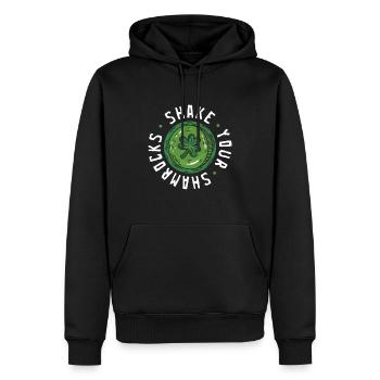 Lustige Irische Saint Patricks Day Shake Your - Männer Premium Bio Hoodie - Schwarz - Vorne - Nico (187cm)