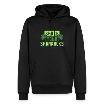 Lustige Irische Saint Patricks Day Shake Your - Männer Premium Bio Hoodie - Schwarz - Vorne - Nico (187cm)