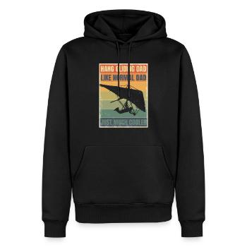 Extremsport Ich würde lieber Drachenfliegen - Männer Premium Bio Hoodie - Schwarz - Vorne - Nico (187cm)