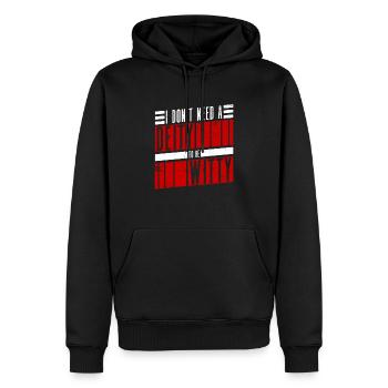 Atheist Atheismus Anti Kirche Anti Religion - Männer Premium Bio Hoodie - Schwarz - Vorne - Nico (187cm)
