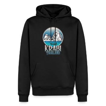 Reise nach Thailand Beach Ao Nang Krabi - Männer Premium Bio Hoodie - Schwarz - Vorne - Nico (187cm)
