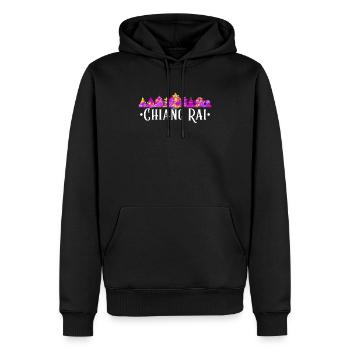 Reise nach Thailand City Holiday Chiang Rai - Männer Premium Bio Hoodie - Schwarz - Vorne - Nico (187cm)