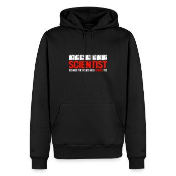 Les médecins légistes sont des héros de la police Analyste Gift - Sweat à capuche Premium bio Homme - noir - Devant - Nico (187cm)