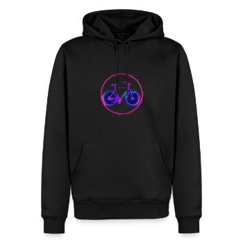 Fahrrad Radfahrer Fahrradrennen Weltfahrradtag - Männer Premium Bio Hoodie - Schwarz - Vorne - Nico (187cm)