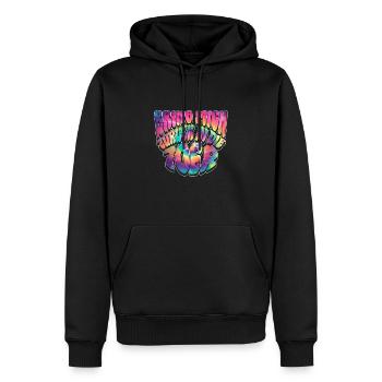 Bring Mich Zurück In Die 70er - Hippie Kostüm 70er - Männer Premium Bio Hoodie - Schwarz - Vorne - Nico (187cm)