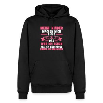 Mutter Muttertag Mama - Männer Premium Bio Hoodie - Schwarz - Vorne - Nico (187cm)
