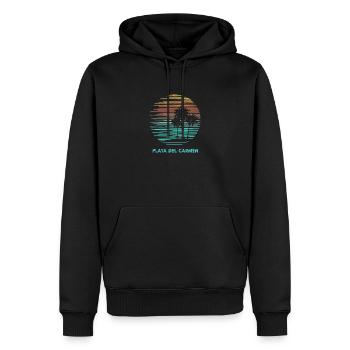 Playa del Carmen Mexiko Cooler Souvenir Urlaub - Männer Premium Bio Hoodie - Schwarz - Vorne - Nico (187cm)