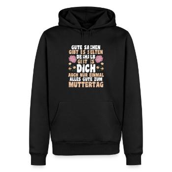 Mutter Muttertag Mama - Männer Premium Bio Hoodie - Schwarz - Vorne - Nico (187cm)