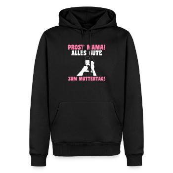 Mutter Muttertag Mama - Männer Premium Bio Hoodie - Schwarz - Vorne - Nico (187cm)