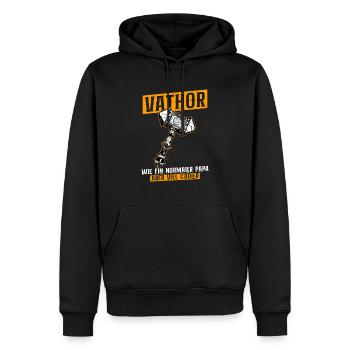 VATHOR Wie Ein Normaler Papa Aber Viel Cooler - Männer Premium Bio Hoodie - Schwarz - Vorne - Nico (187cm)