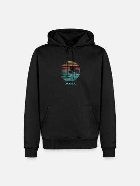 Oaxaca Mexiko Cool Souvenir Urlaub Künstlerisch - Männer Premium Bio Hoodie - Schwarz