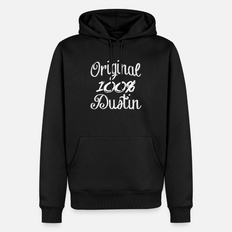 Original 100% Dustin - Sweat à capuche Premium bio Homme - noir