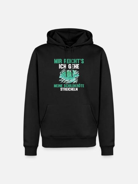 Schildkröte Schildkröten - Männer Premium Bio Hoodie - Schwarz