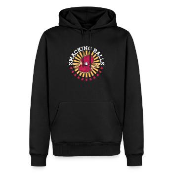 Klatschende Bälle - Funny Ping Pong - Männer Premium Bio Hoodie - Schwarz - Vorne - Nico (187cm)
