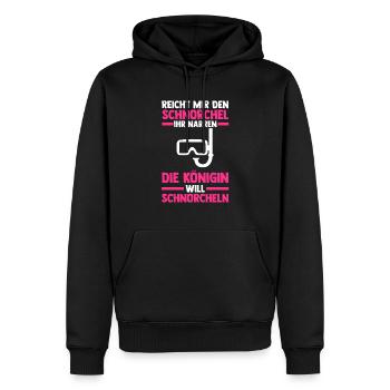 Schullehrer Lehrer - Männer Premium Bio Hoodie - Schwarz - Vorne - Nico (187cm)