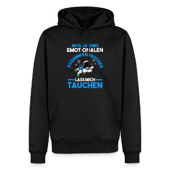 Schullehrer Lehrer - Männer Premium Bio Hoodie - Schwarz - Vorne - Nico (187cm)