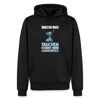 Schullehrer Lehrer - Männer Premium Bio Hoodie - Schwarz - Vorne - Nico (187cm)