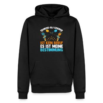 Lackierer Fahrzeuglackierer Autolackierer - Männer Premium Bio Hoodie - Schwarz - Vorne - Nico (187cm)